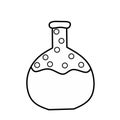 chemical bottle doodle