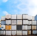 Chemical container Royalty Free Stock Photo