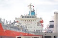 Chemical Contender, oil tanker moored in the harbor of Ghent