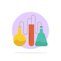 Chemical, Dope, Lab, Science Abstract Circle Background Flat color Icon