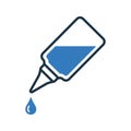 Chemical Dropper icon, vector graphics