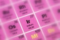 Chemical element Iridium