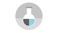 Chemical Erlenmeyer Flask Icon, vector design Generative AI Royalty Free Stock Photo