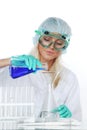 Chemical experiment Royalty Free Stock Photo