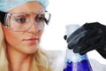 Chemical experiment Royalty Free Stock Photo