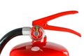 Chemical fire extinguisher isolated, with clipping path Royalty Free Stock Photo