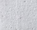 Chemical foam plastic circle white texture