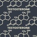 The chemical formula background seamless