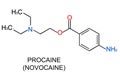 the chemical formula of procaine anesthetic agents used for local anesthesia