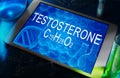 The chemical formula of testosterone