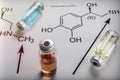 Chemical Formulation And Medicines Royalty Free Stock Photo