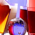 Chemical glassware Royalty Free Stock Photo