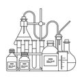 Chemical glassware icon