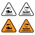 Chemical hazard icon