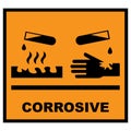 Chemical hazard icon