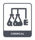 chemical icon in trendy design style. chemical icon isolated on white background. chemical vector icon simple and modern flat