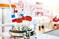 Jacketed lab reactor Royalty Free Stock Photo