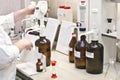 Chemical laboratory Royalty Free Stock Photo