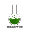 Chemical Laboratory Beaker Green