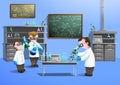 Chemical Laboratory Concept