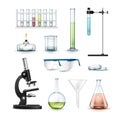 Chemical laboratory equipment Royalty Free Stock Photo