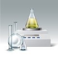 Chemical laboratory equipment Royalty Free Stock Photo