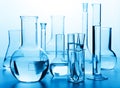 Chemical laboratory glassware Royalty Free Stock Photo