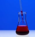 Chemical laboratory glassware equipment Royalty Free Stock Photo