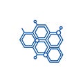 Chemical line icon concept. Chemical flat vector symbol, sign, outline illustration.