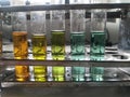 Chemical liquid in a test tube container& x29;