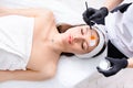 Chemical medical facial peel for getting rid of wrinkles and pimples.