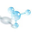 Chemical Methane Molecule Glossy Model Vector Royalty Free Stock Photo