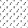 Chemical microscope pattern seamless