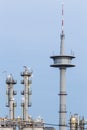 Chemical Plant And Communications Tower Royalty Free Stock Photo