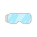 Chemical protection glasses isolated. Laboratory Accessory Vector illustration