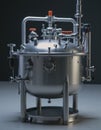 Chemical reactor vessel designed for efficient soap production processes Royalty Free Stock Photo