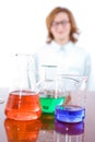 Chemical research and chemistry concept