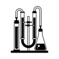 Chemical research icon Royalty Free Stock Photo
