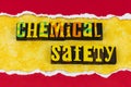 Chemical safety industry training hazardous industrial equipment business