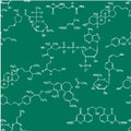 Chemical seamless pattern