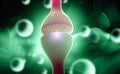 Chemical synapse Royalty Free Stock Photo