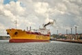 Chemical Tanker departs White Bay in Sydney