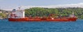 Chemical tanker, cargo industrial vessel