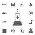 chemical test tube icon. Detailed set of Oil icons. Premium quality graphic design sign. One of the collection icons for websites, Royalty Free Stock Photo