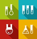 Chemical Test Tubes Royalty Free Stock Photo