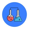 Chemical testing Isolated Vector icon that can be easily modified or edited