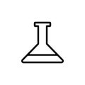 chemical tube icon. Element of minimalistic icons for mobile concept and web apps. Thin line icon for website design and developme