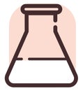 Chemical vassel, icon Royalty Free Stock Photo
