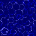 Chemical wallpaper Royalty Free Stock Photo