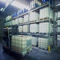 Chemical warehouse Royalty Free Stock Photo